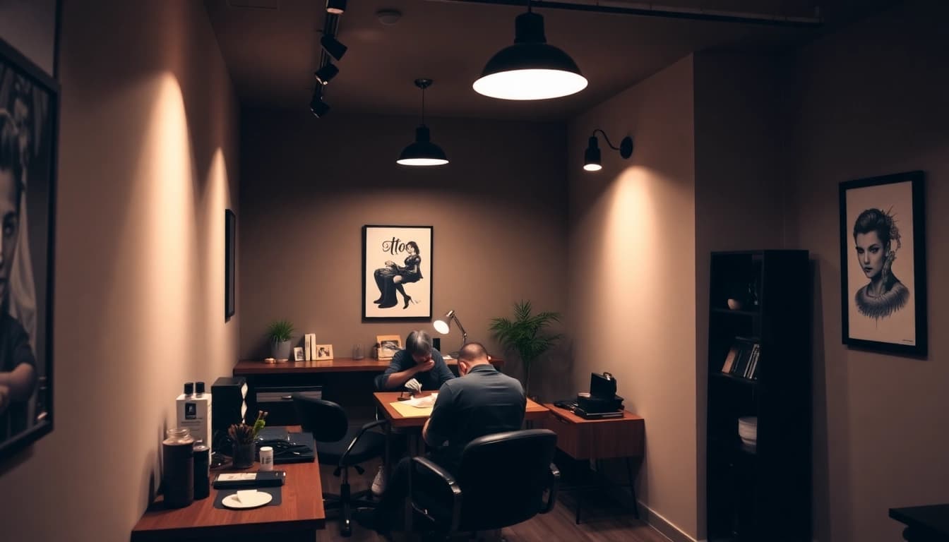 Professionelle Tätowierungen im Tattoo Studio München mit Künstlern, die beeindruckende Designs erstellen.
