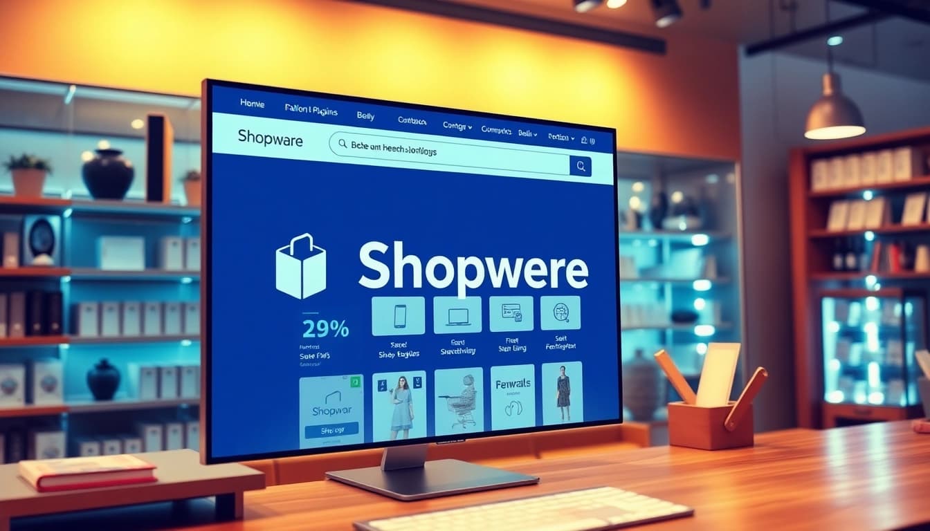 Visualisierung von Shopware Plugins in einem modernen E-Commerce-Shop mit benutzerfreundlicher Oberfläche.