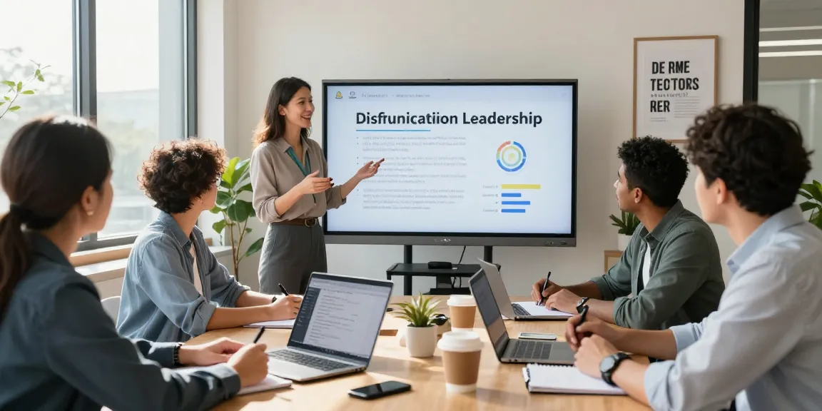 Dysfunktionale Teamführung erkennen und analysieren in einem modernen Büro mit teamorientierter Diskussion.