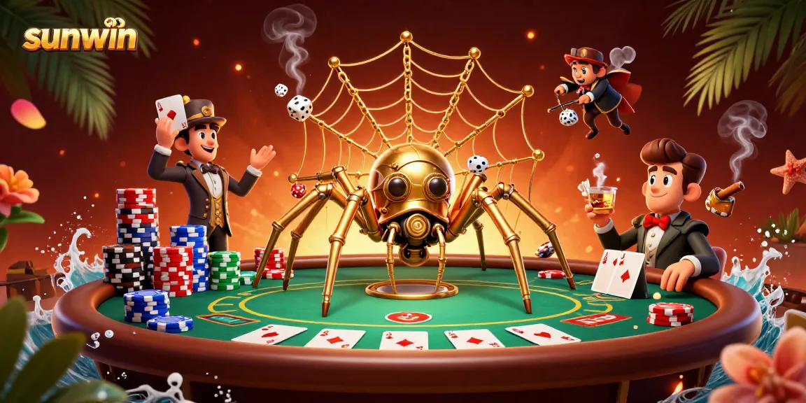 Experience thrilling gameplay at sunwin with steampunk elements and exciting poker action.