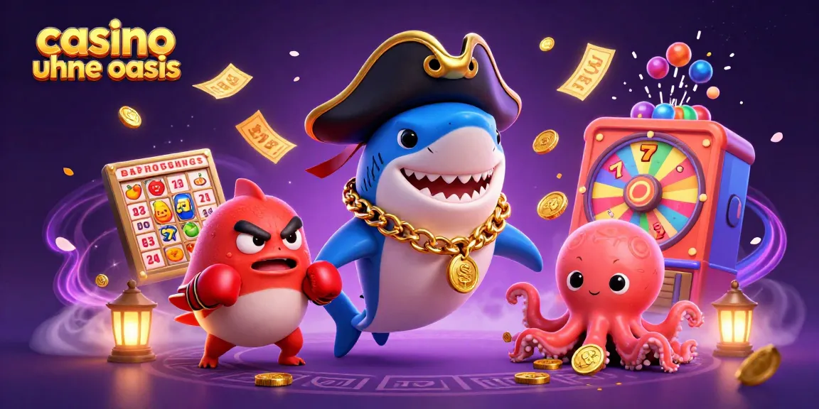Experience the excitement in a casino ohne oasis with vibrant characters and dynamic gaming elements.