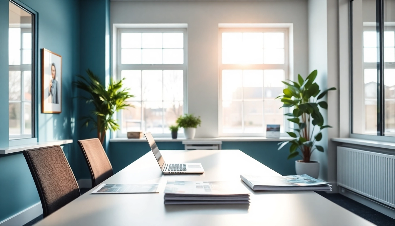 Engage in effective marketing für pflegedienste with a welcoming office atmosphere.