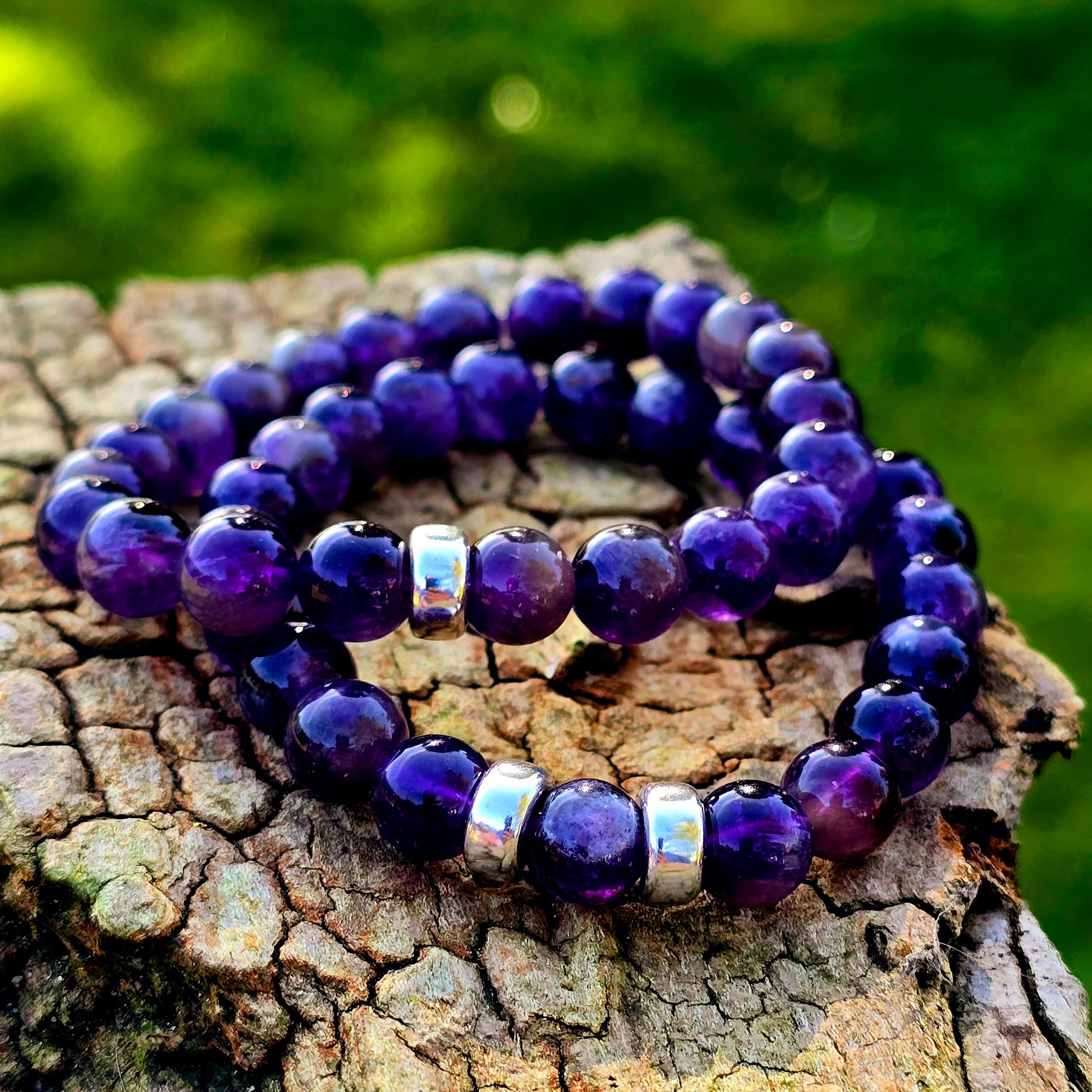 CrystalScents: Amethyst Armband für Momente voller Inspiration