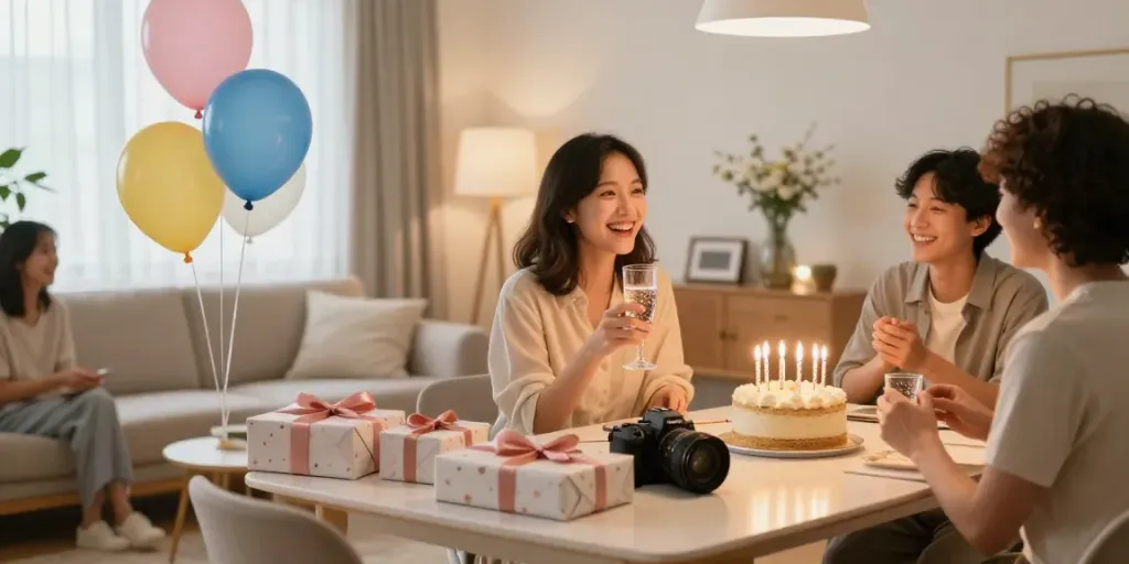 Bijzondere gelukwensen voor vrouwen met een feestelijke verjaardagssfeer.