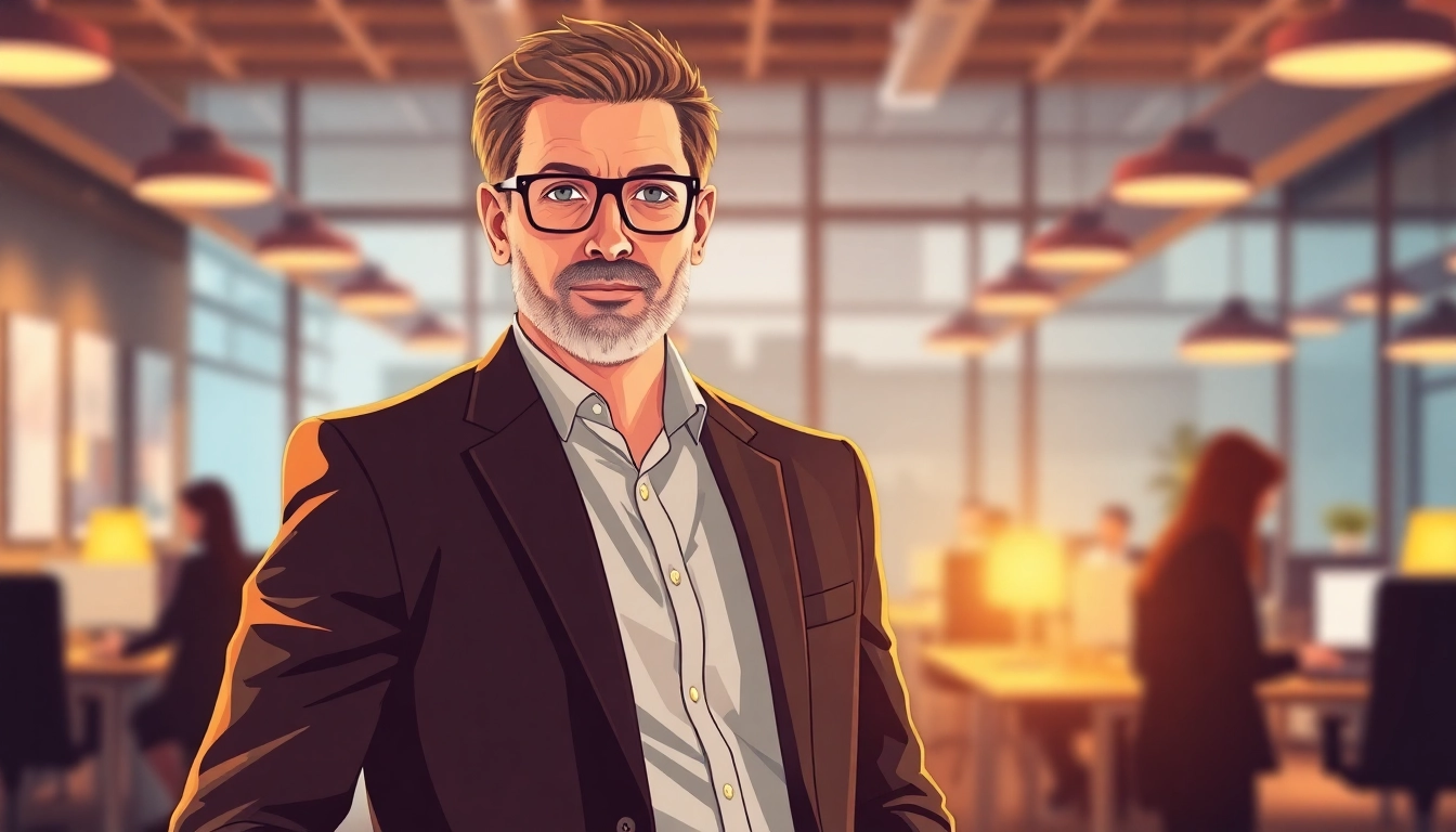 Headhunter auf sich aufmerksam machen: Professioneller Headhunter analysiert Bewerber in einem modernen Büro.