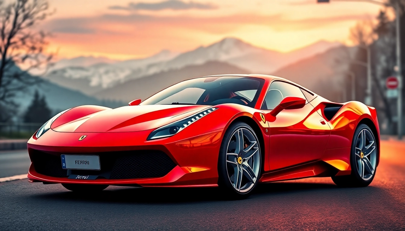 Veredeln Sie Ihr Fahrzeug mit Ferrari PPF München, das während der Montage perfekt erstrahlt.