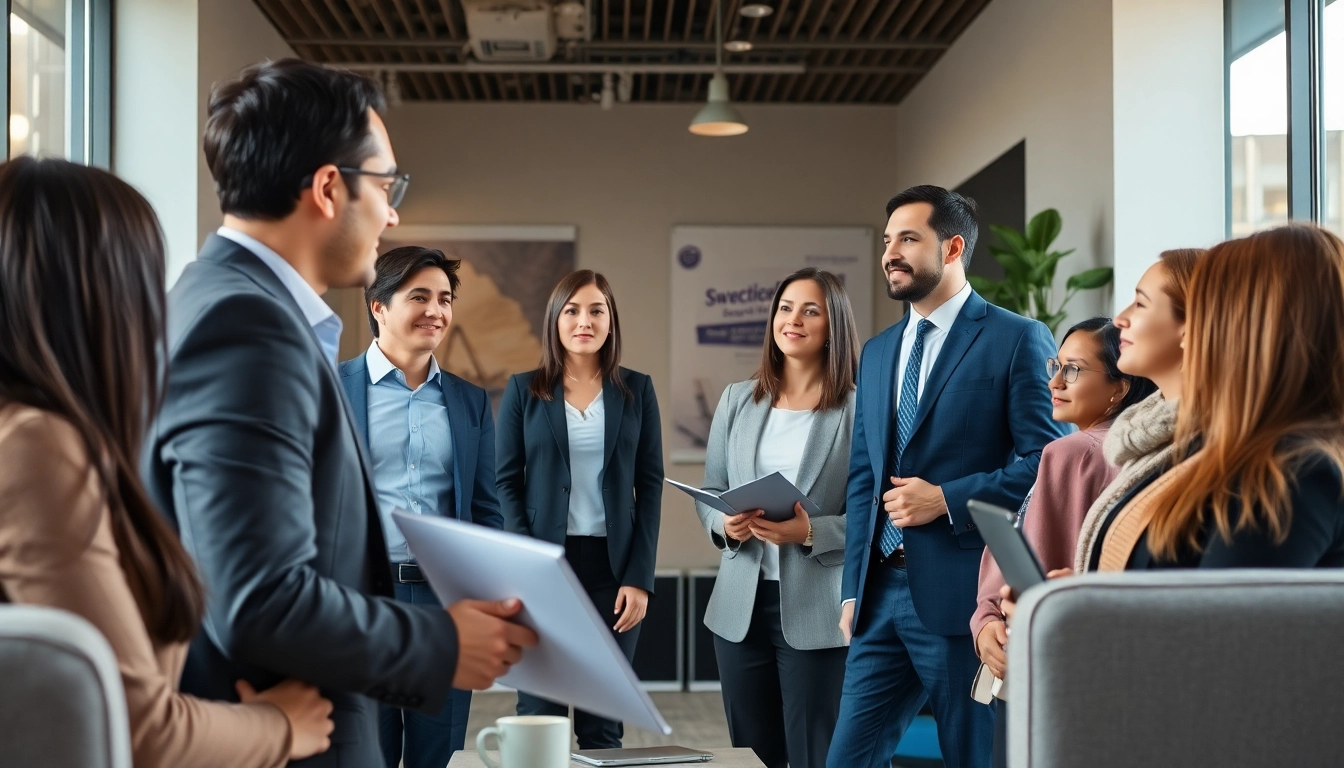 Engaging Headhunter Heidelberg recruiting diverse candidates in a modern office.