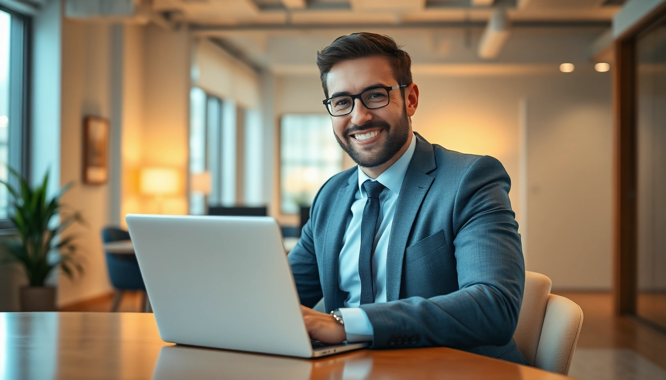 Headhunter Rostock berät Klienten professionell in einem modernen Büro über Karriereplanung und Personalvermittlung.