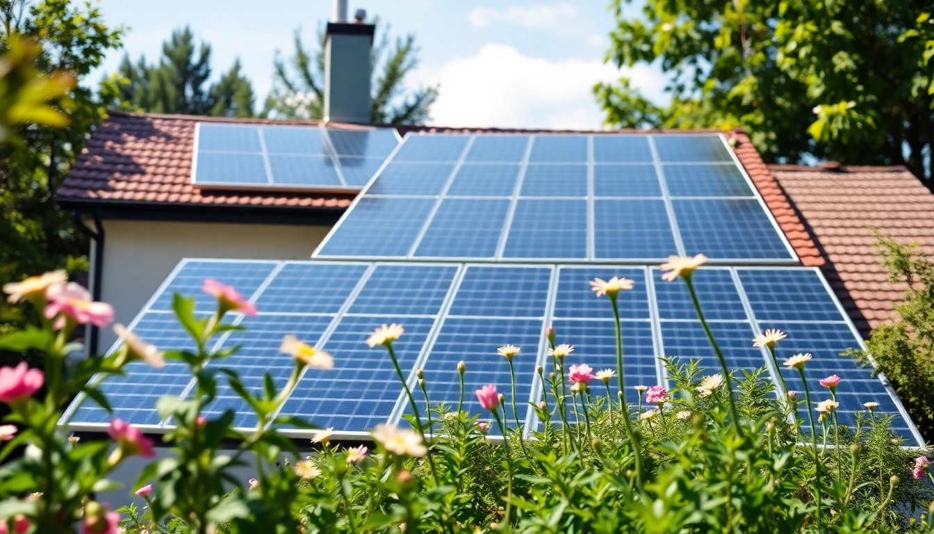 Erkunden Sie die effizienten PV Anlagen Wien in einer modernen Wohnumgebung.