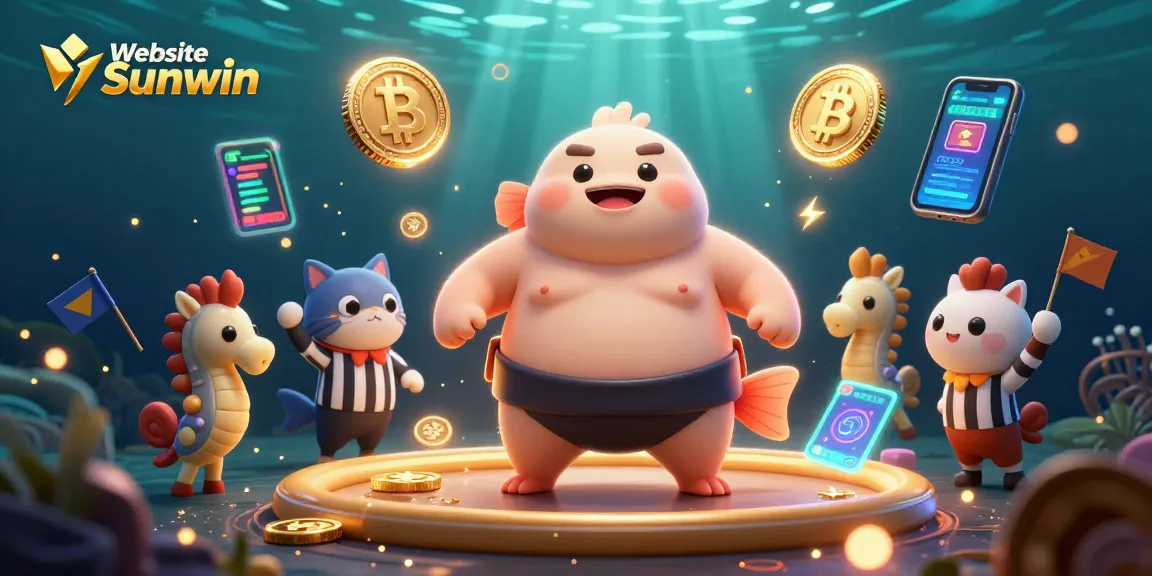 Experience exciting wins at Website Sunwin with colorful underwater casino elements.