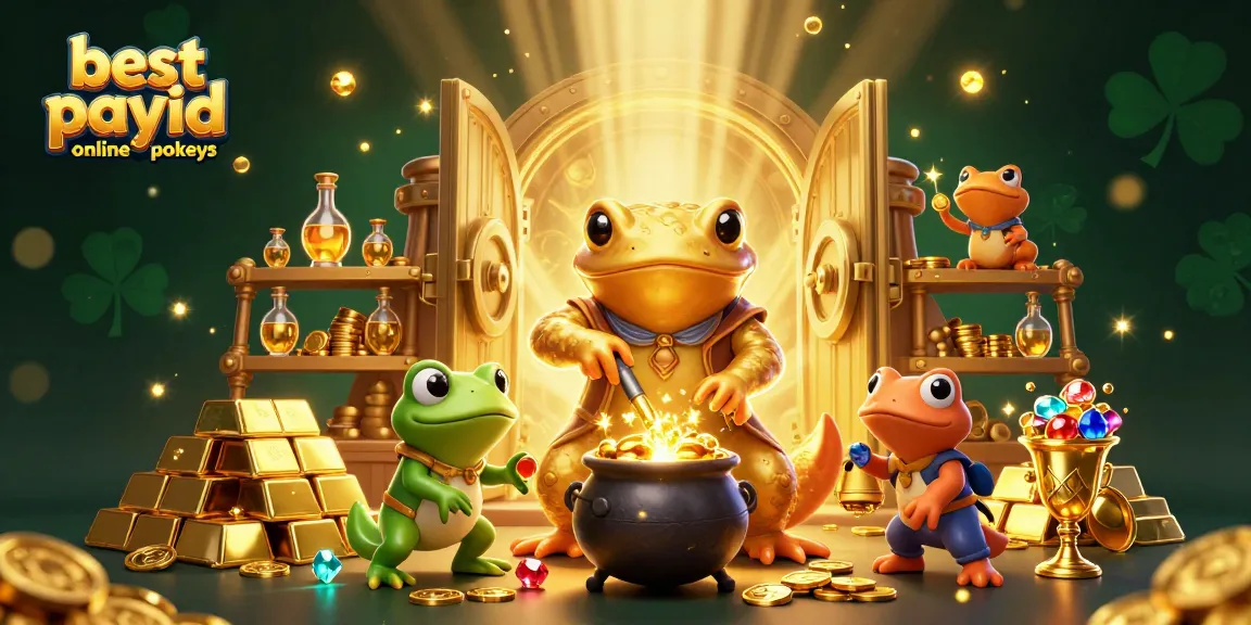 Win big with the best payid online pokies showcased in a vibrant 3D casino scene.